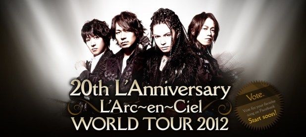 En 2012, l'Arc~en~Ciel réalisera une tournée mondiale qui passera par la France.