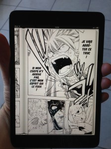 Lecture de manga sur l'iPad Mini : un format idéal ! Lecture de manga sur l'iPad Mini : un format idéal !