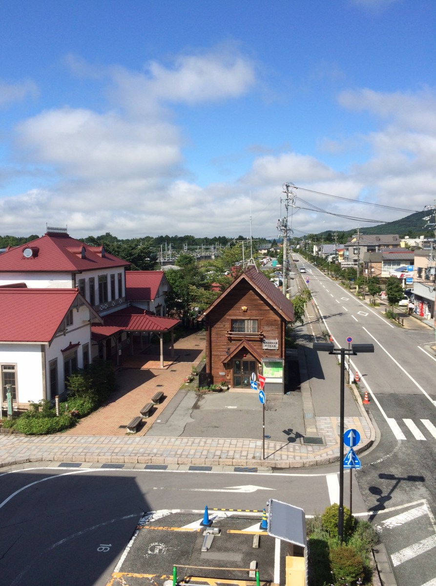 Global view on Karuizawa, which is a small city in the mountains in the center of Japan. Karuizawa currently bids for hosting G8 meeting in Japan in 2016.